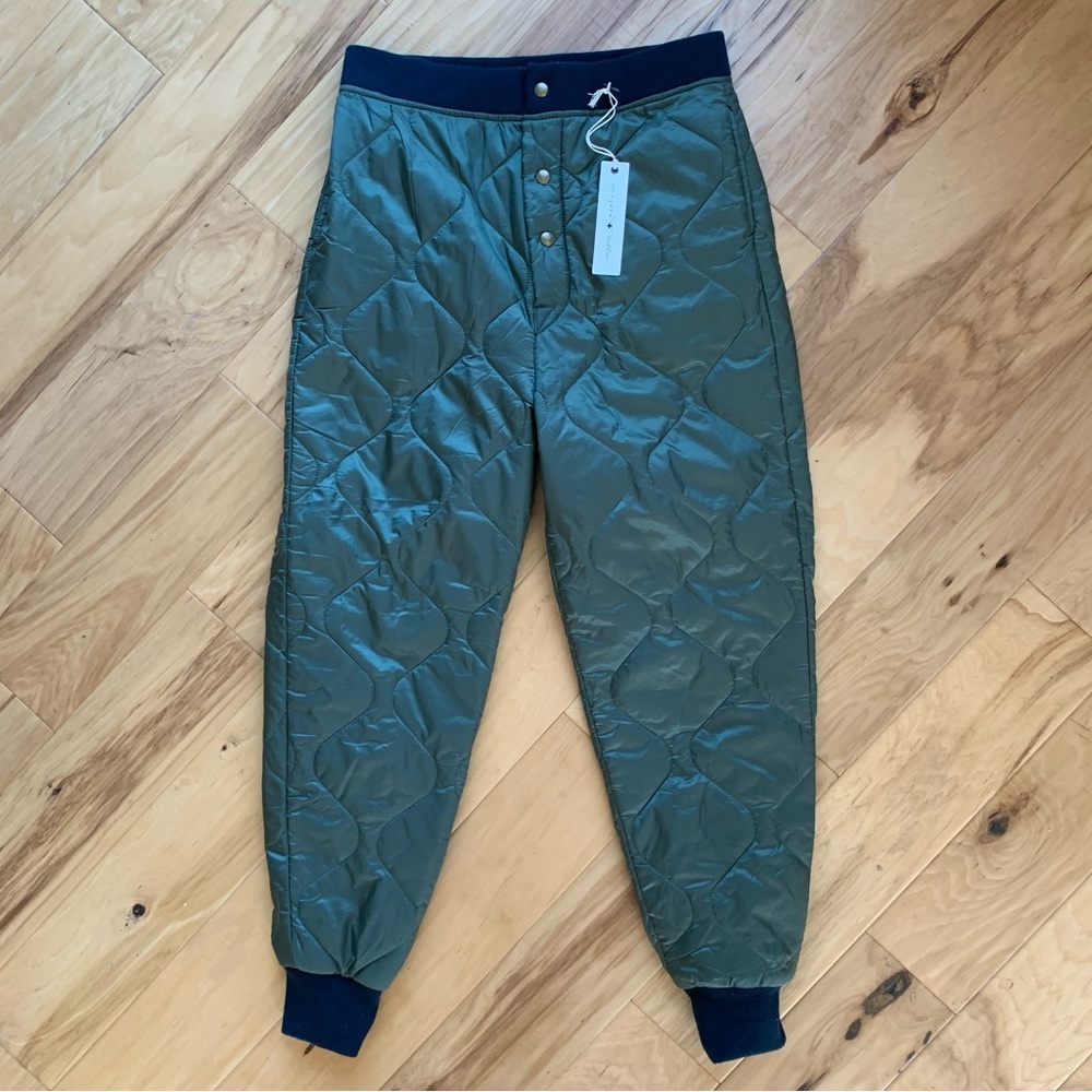 Imogene and Willie Quilted Liner Pants Jogger Alpha Industries SAMPLE size s